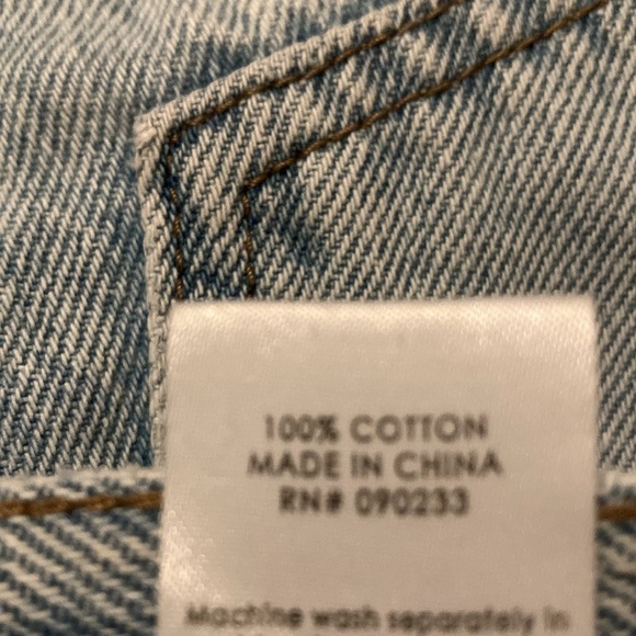 Pacsun Two Tone Denim High Waisted Straight Leg Dad Jeans - Picture 12 of 12